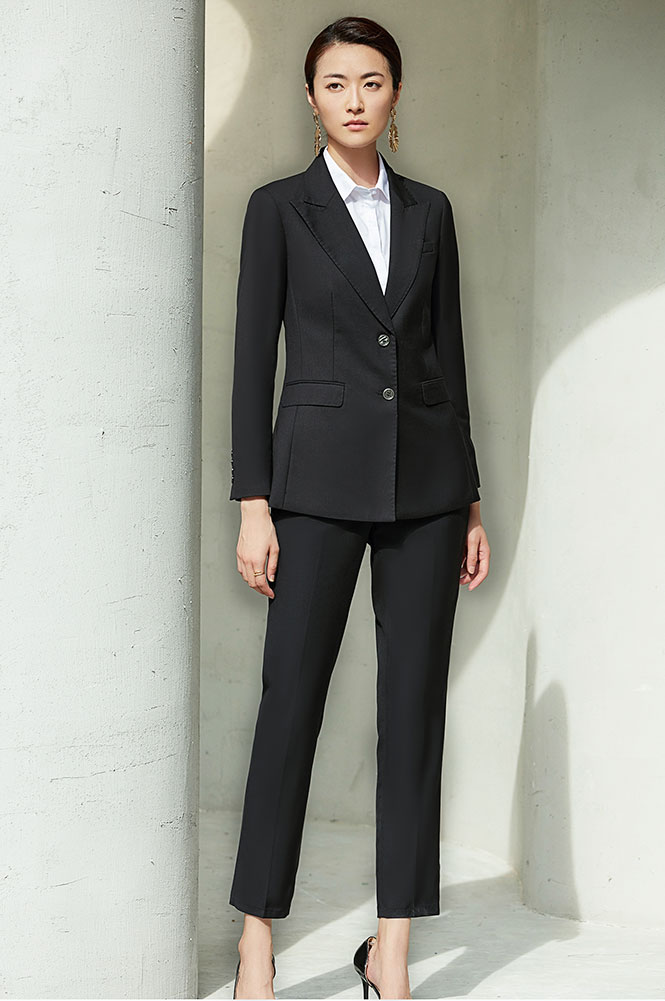 女款黑色職業西服